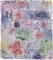 Kleine Landschaft mit der Dorfkirche Paul Klee